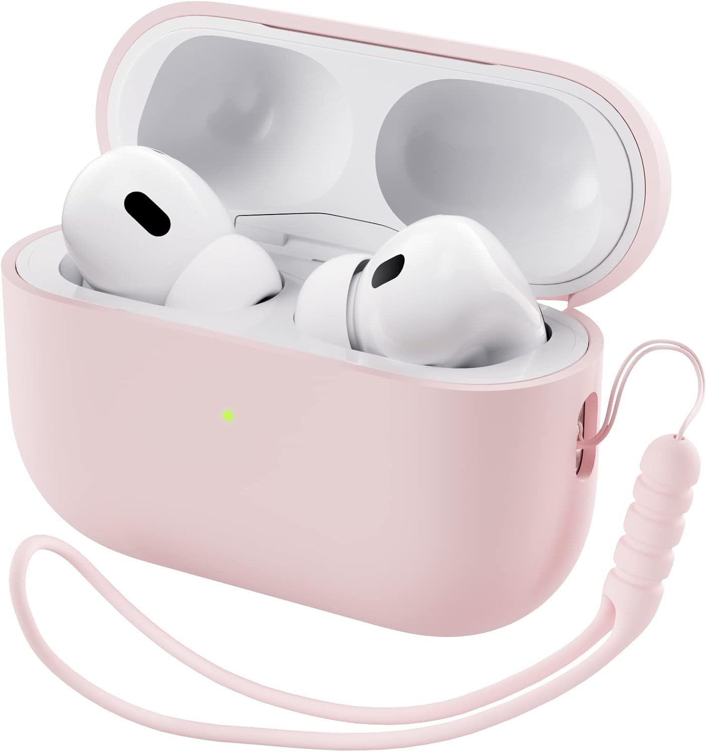 AirPods Pro 2 Case 2022, Full Protective Hybrid Silicone Cover, Front LED Visibl