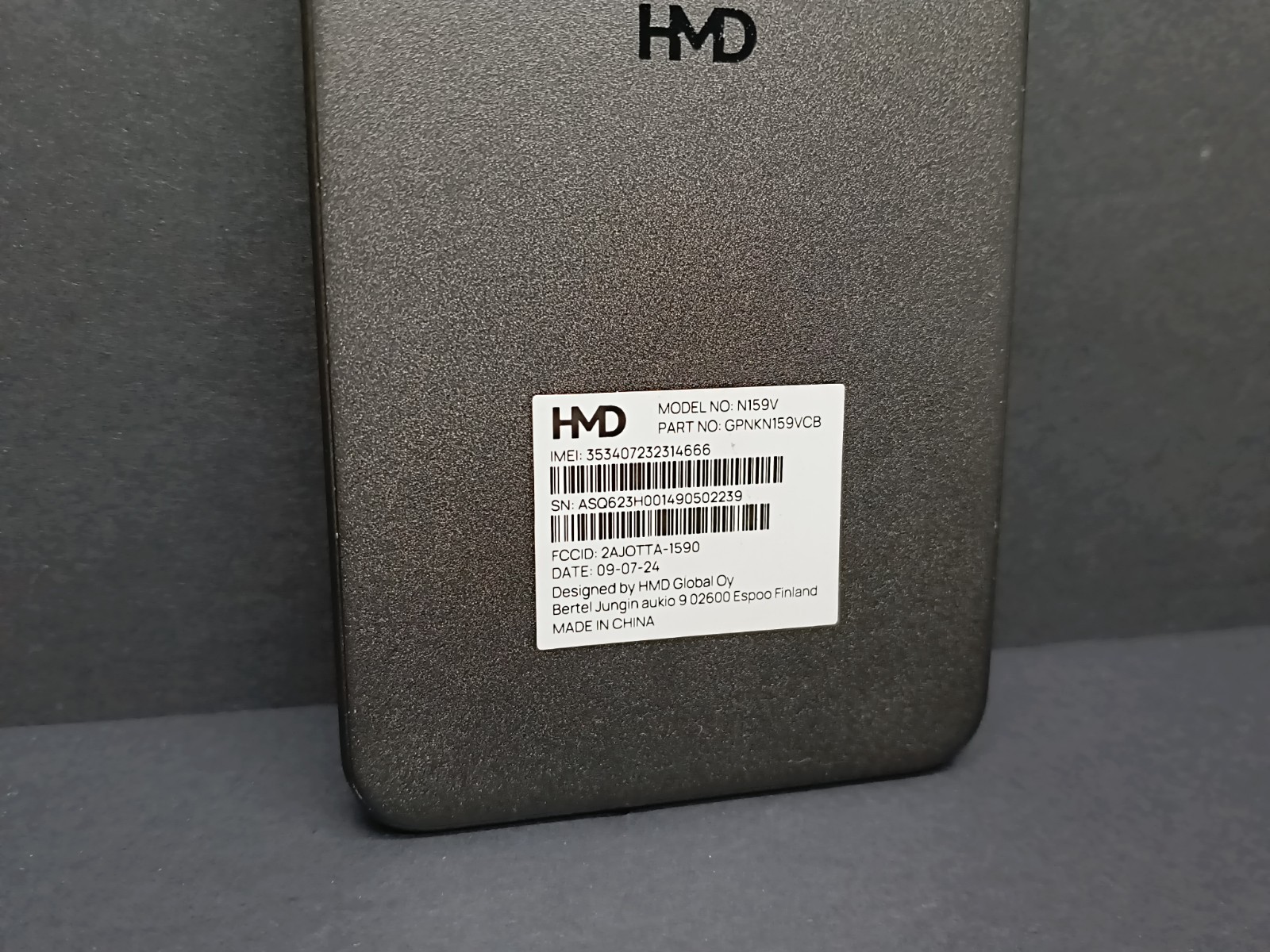 HMD Vibe N159V Smartphone, 64GB, 3GB Visible By Verizon Gray
