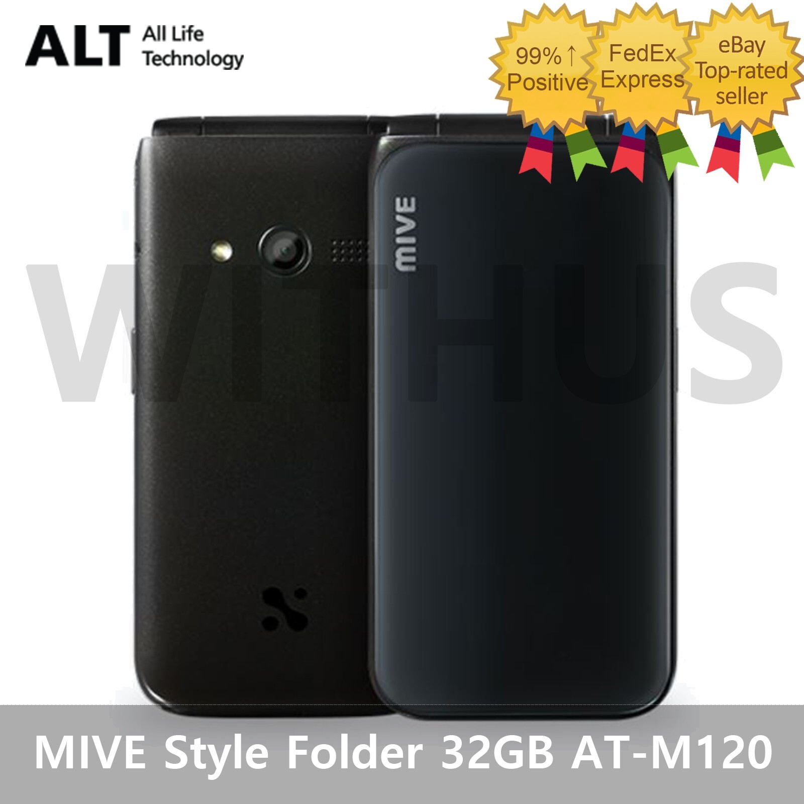 ALT MIVE Style Folder 32GB AT-M120 Unlocked LTE/3G – Black
