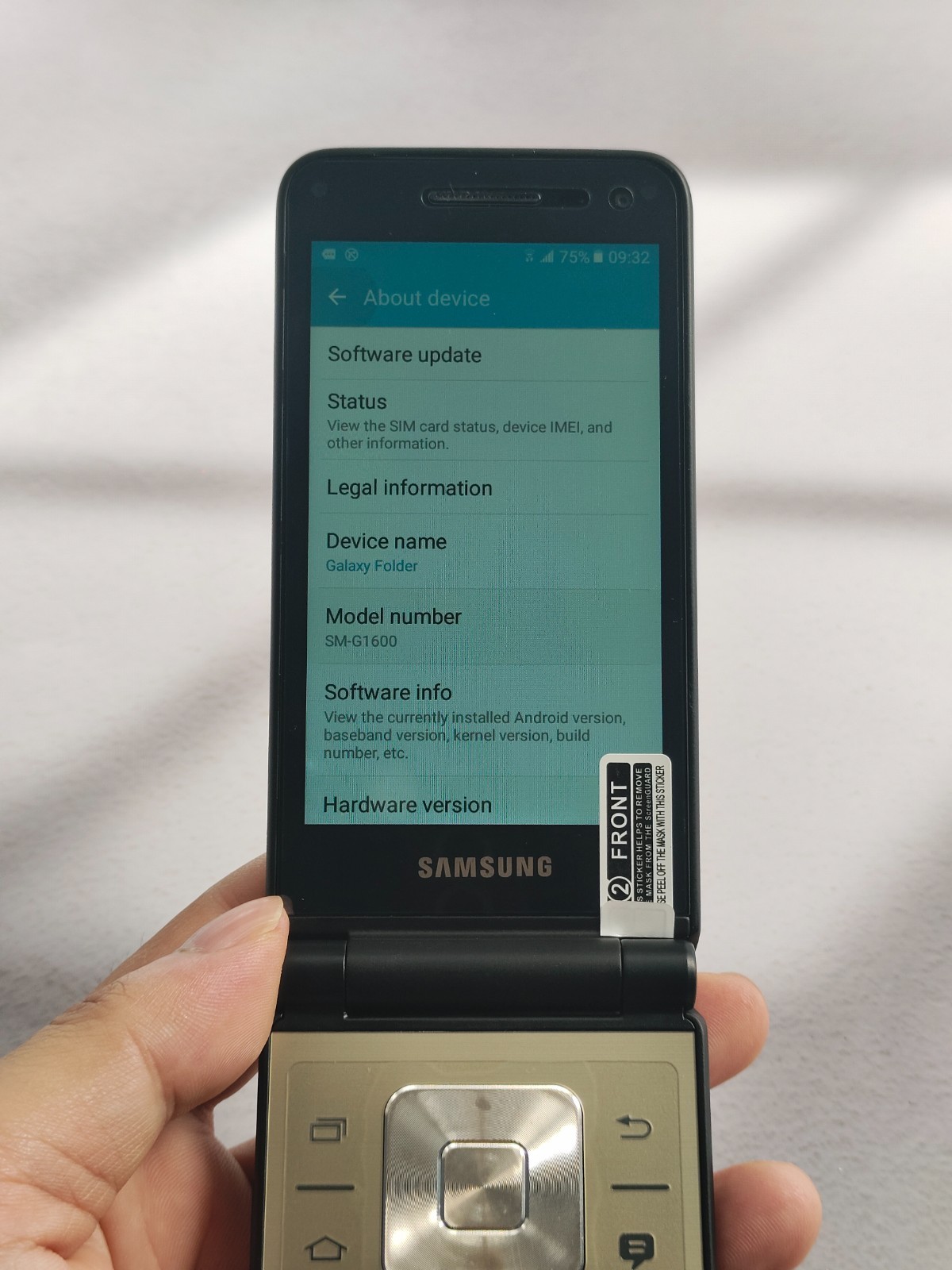 Boxed Samsung Galaxy Folder G1600 16GB Unlocked Flip Andriod SmartPhone Dual SIM