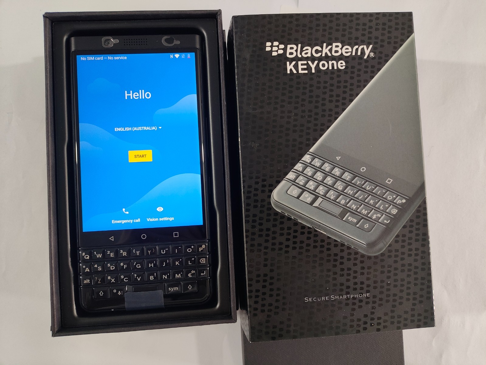 Unlocked BlackBerry Keyone K1 4G Android 64GB 12MP physical keyboard