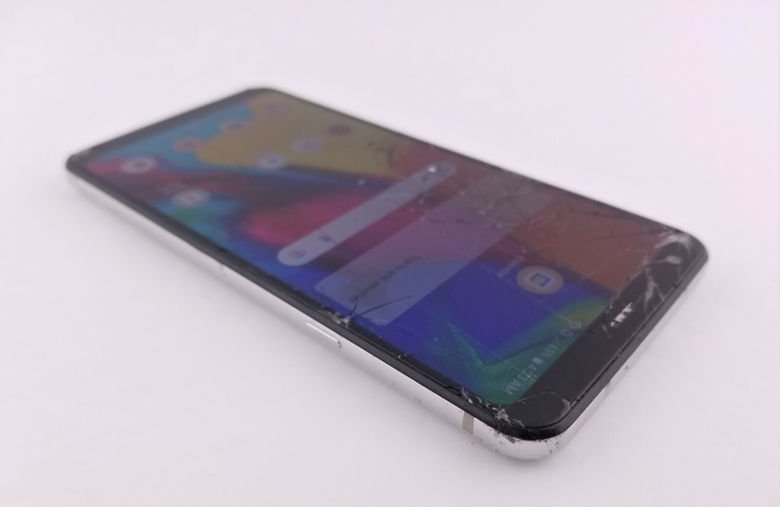 LG Stylo 5 (LMQ720PS) 32GBSilver (Boost Mobile) Clean ESN *Cracked, Works!