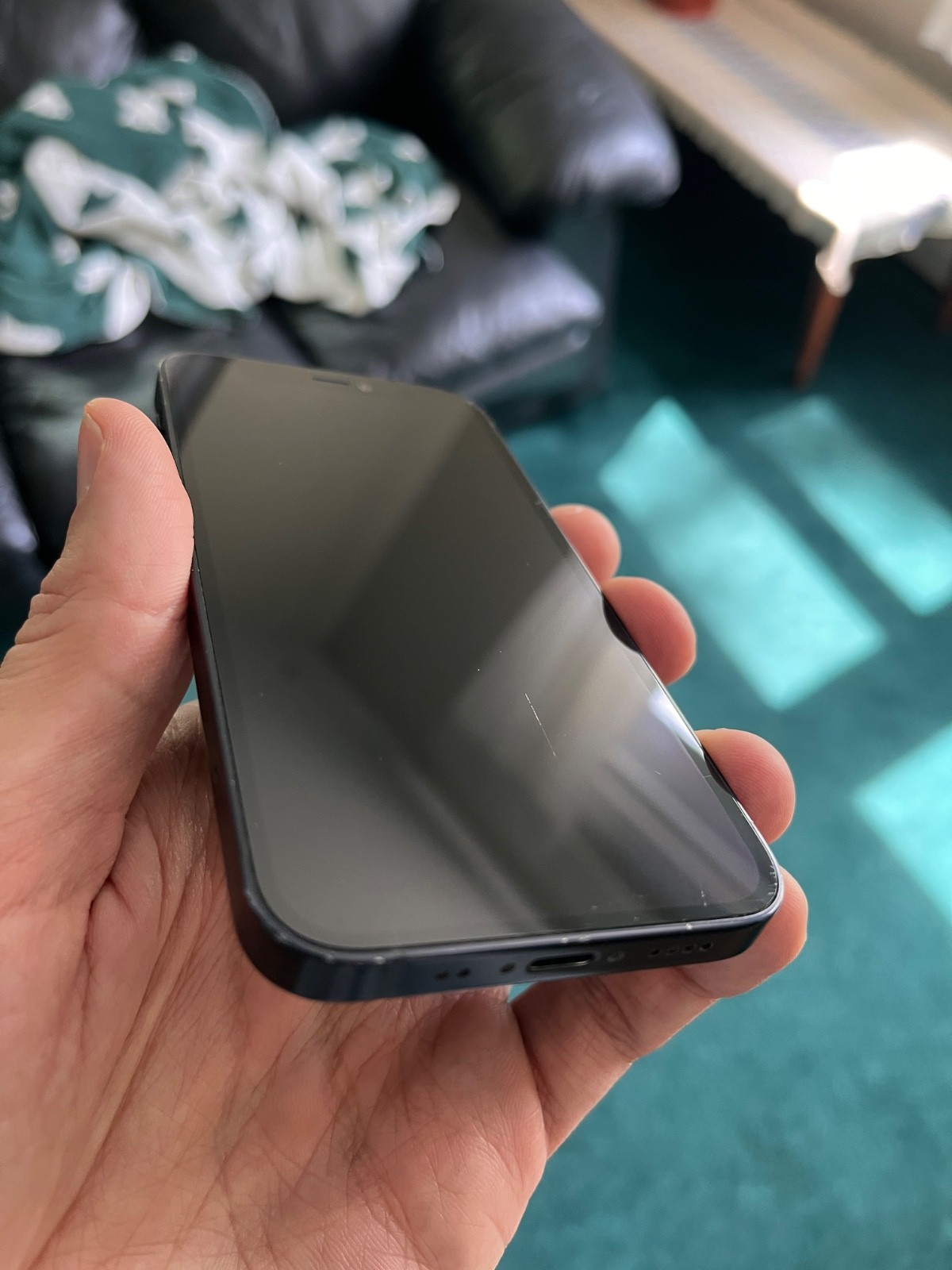 Unlocked Apple iPhone 12 Mini – A2176 128GB Black – 79% Battery – Good Condition