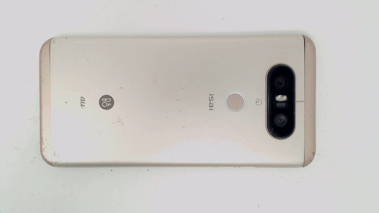 LG V34 Isai Beat Cellphone (Gold 32GB 4GB) Unknown Carrier SingleSIM CRACKED