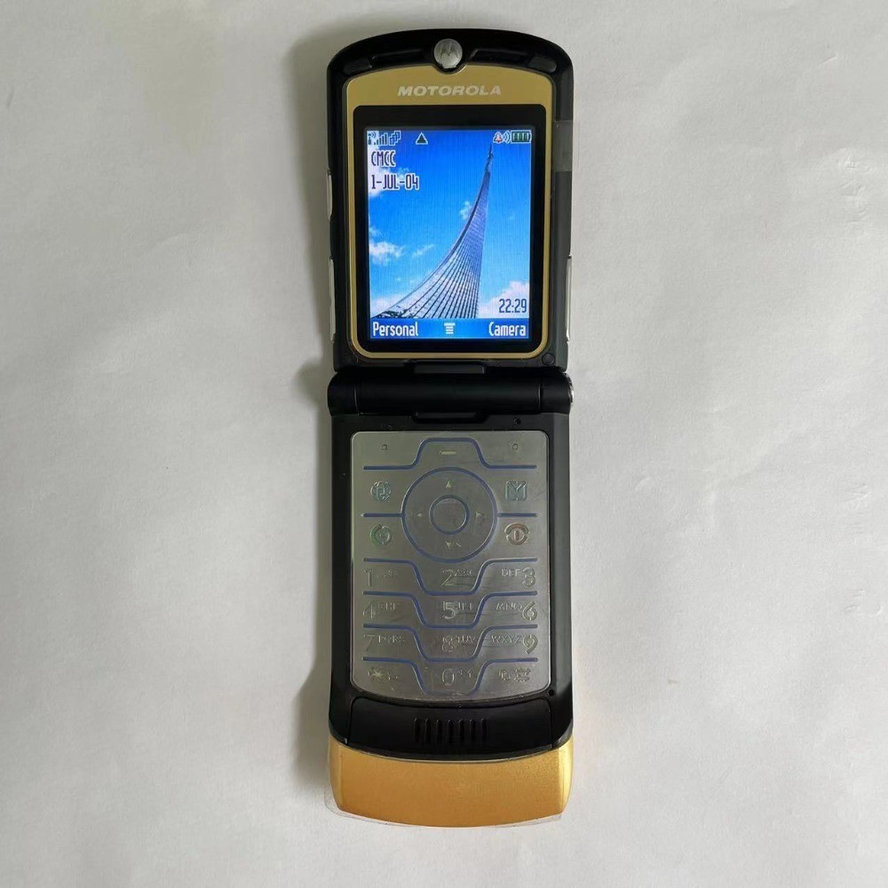 Original Motorola RAZR V3i 1.2MP camera, 2G unlocked flip phone
