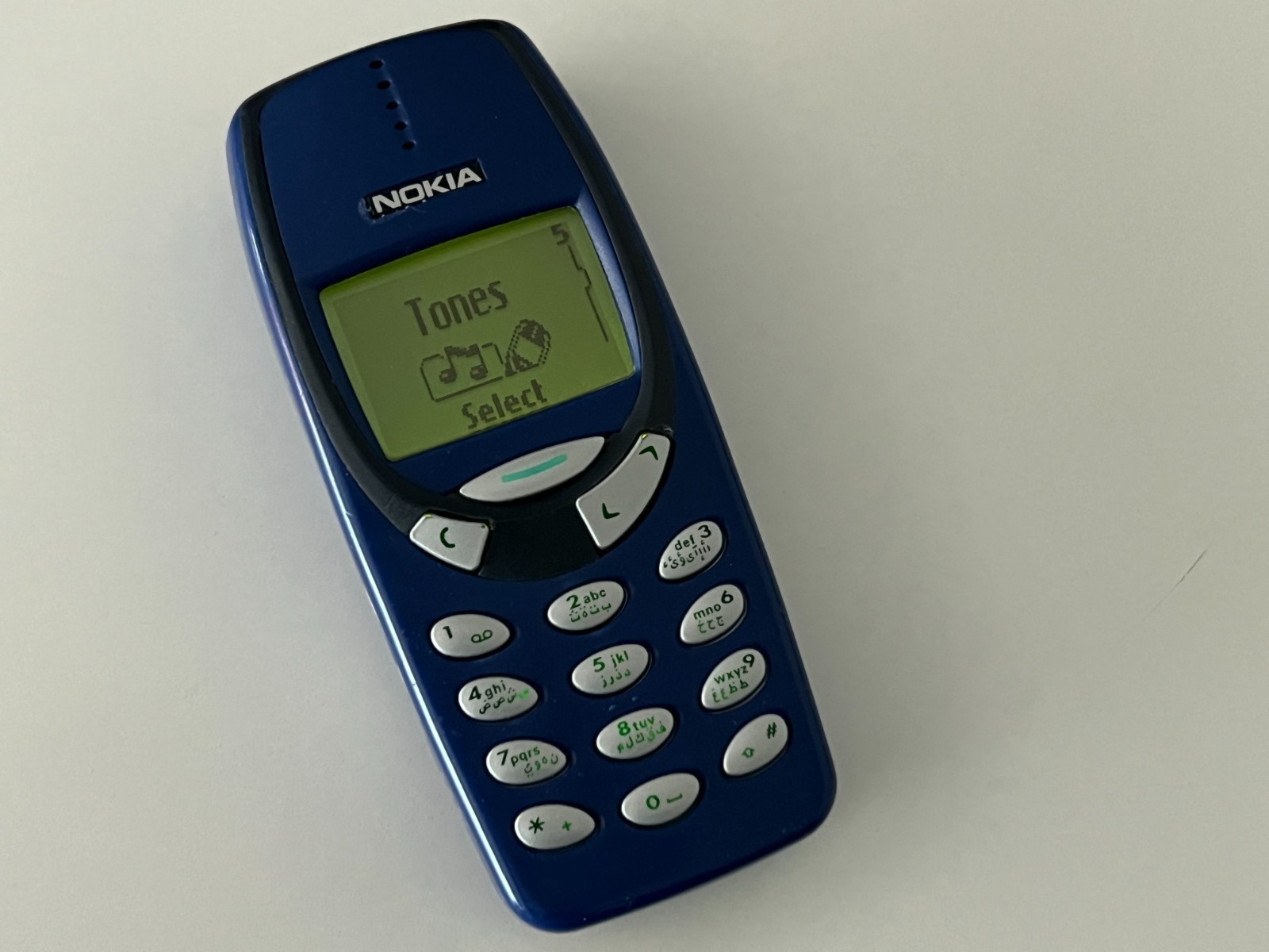 Retro Nokia 3310 Pepsi Blue (Unlocked) Cellular Phone