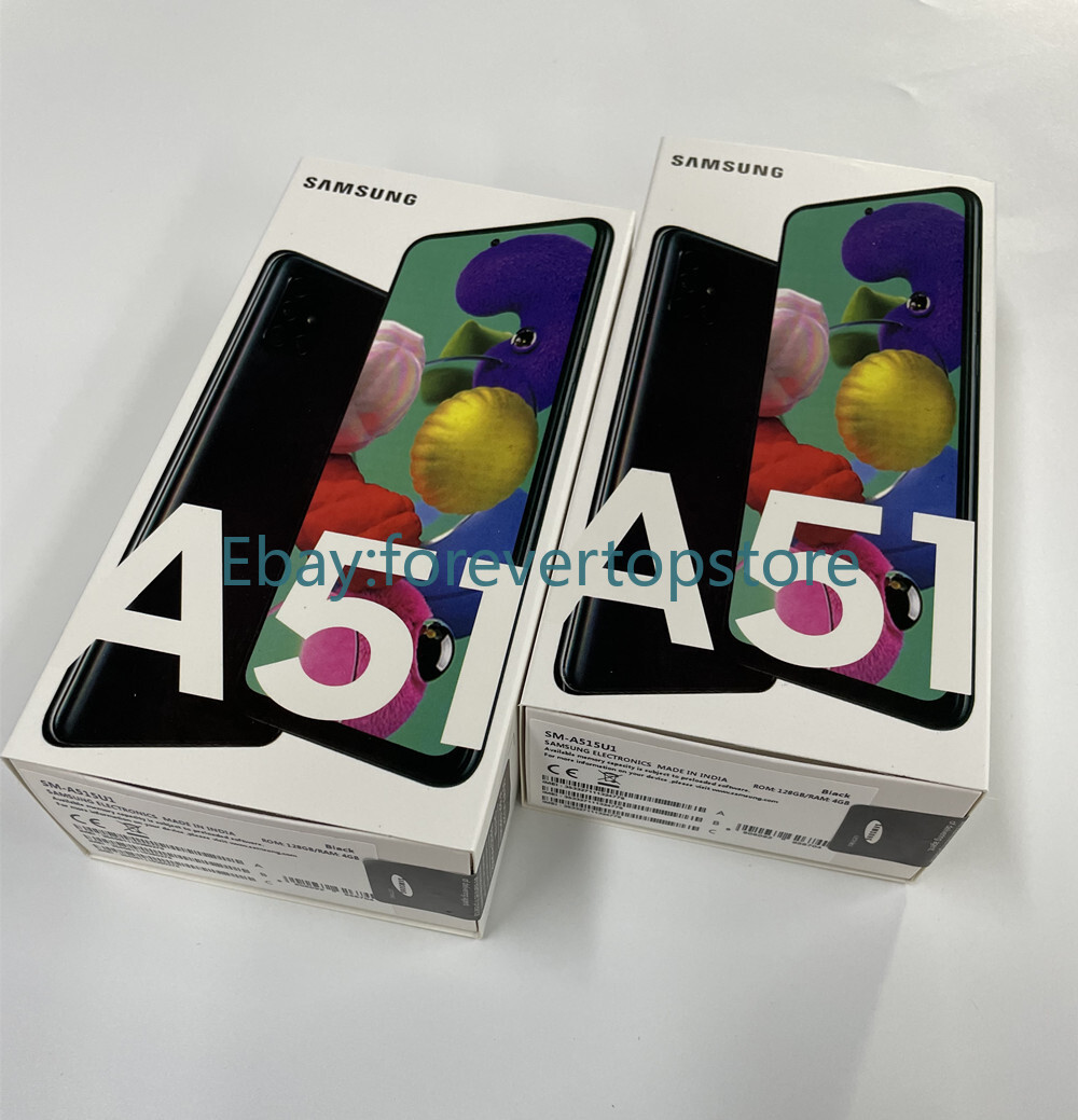 Samsung Galaxy A51 SM-A515U 128GB+4GB 48MP Unlocked Smartphone-New Unopened