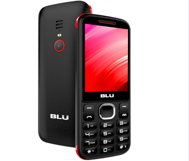 BLU Jenny TV 2.8 T276T|Unlocked GSM Dual SIM Cell Phone|w/ 1.3MP|Camera|BlackRed
