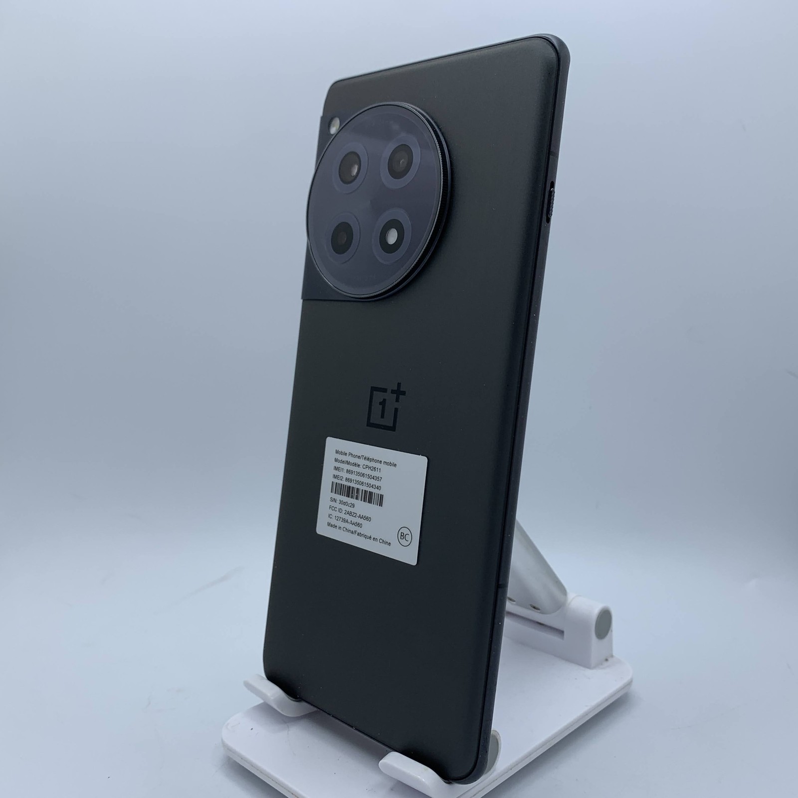 OnePlus 12R CPH2611 256GB Unlocked Iron Gray – Open Box Condition
