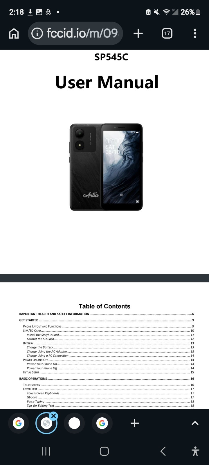 1/3 OFF NEW UNLOCKED 4G LTE SMARTPHONE & CHRGR. REG $59. ONLY $39.