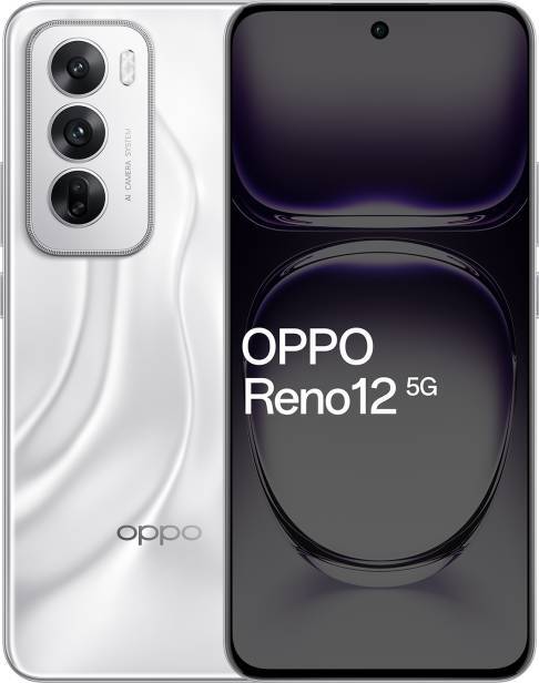 OPPO Reno 12 5G AI Smartphone 8GB RAM 256GB Storage-Global Version- Astro Silver