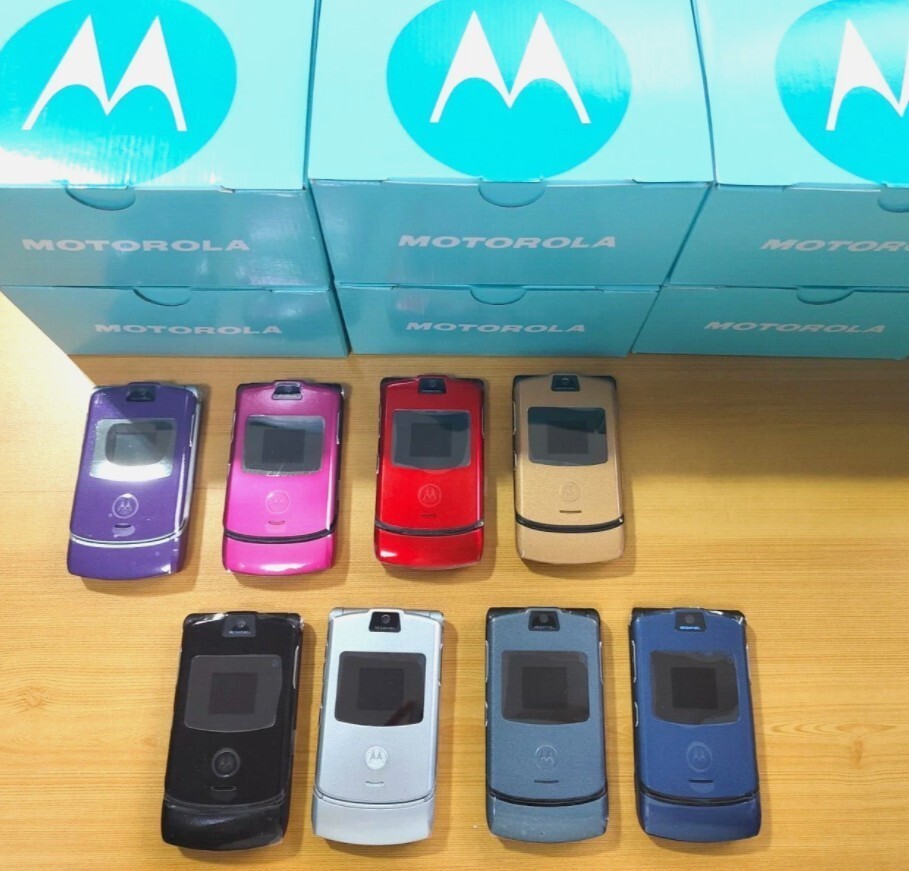 Original Unlocked Motorola RAZR V3i Retro Flip Phone – Pristine GRADE A+