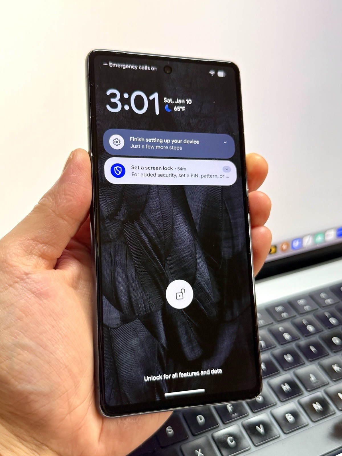 Google Pixel 7 Unlocked 128GB Obsidian / Black (Minor Image Retention) #23642