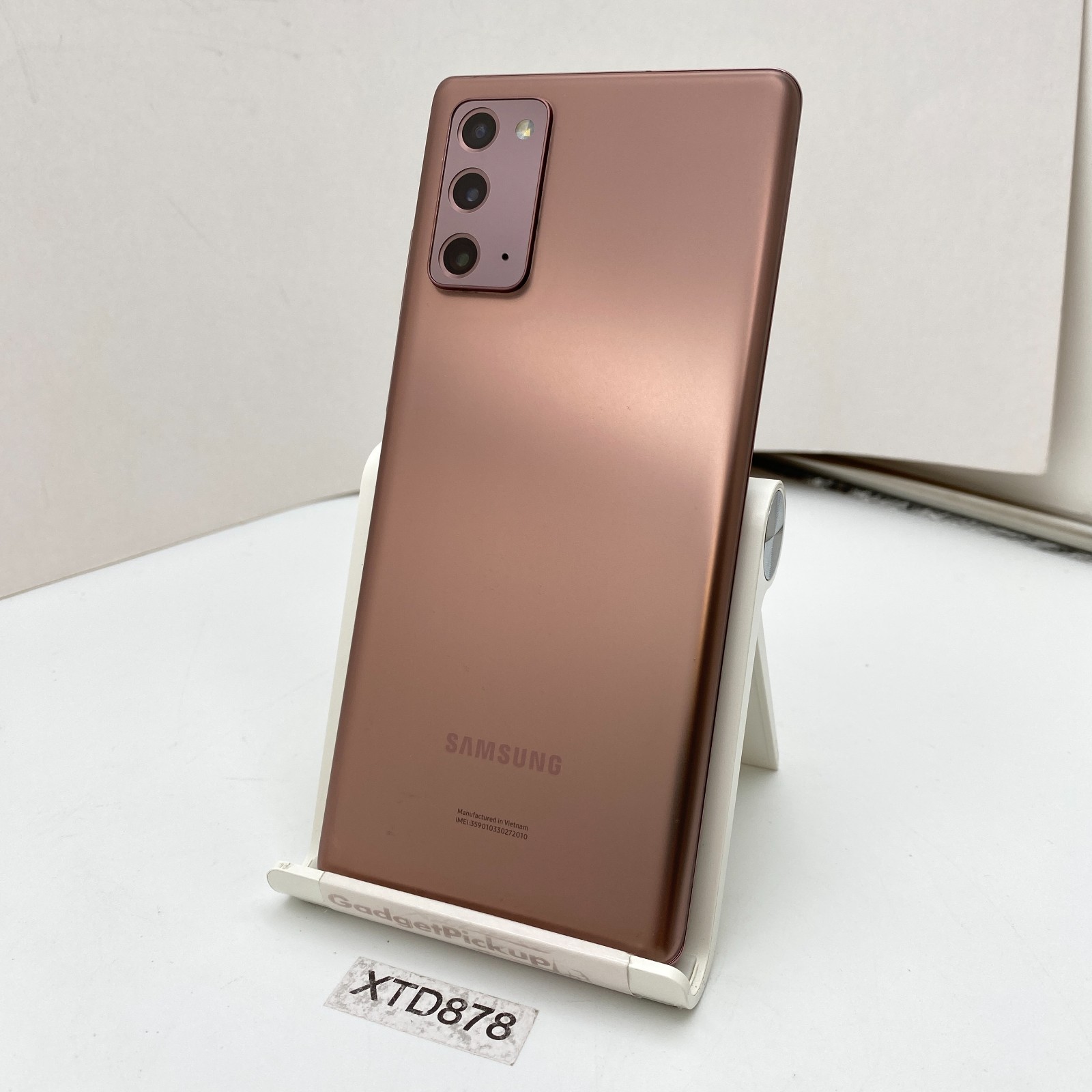 Samsung Galaxy Note20 5G SM-N981U1 – 128GB Mystic Bronze (Unlocked) – Fair Cond.