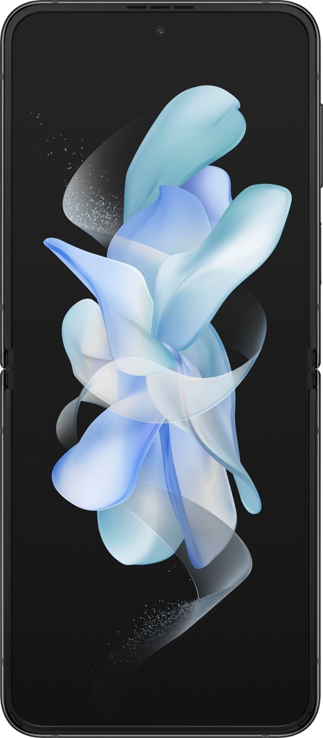 Samsung Galaxy Z Flip 4 SM-F721U – Unlocked 256GB Graphite *DOES NOT OPEN FULLY*