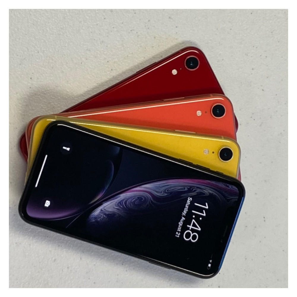 Apple iPhone XR 64GB – Mint, Unlocked for T-Mobile & Verizon – Black, Red, Cora