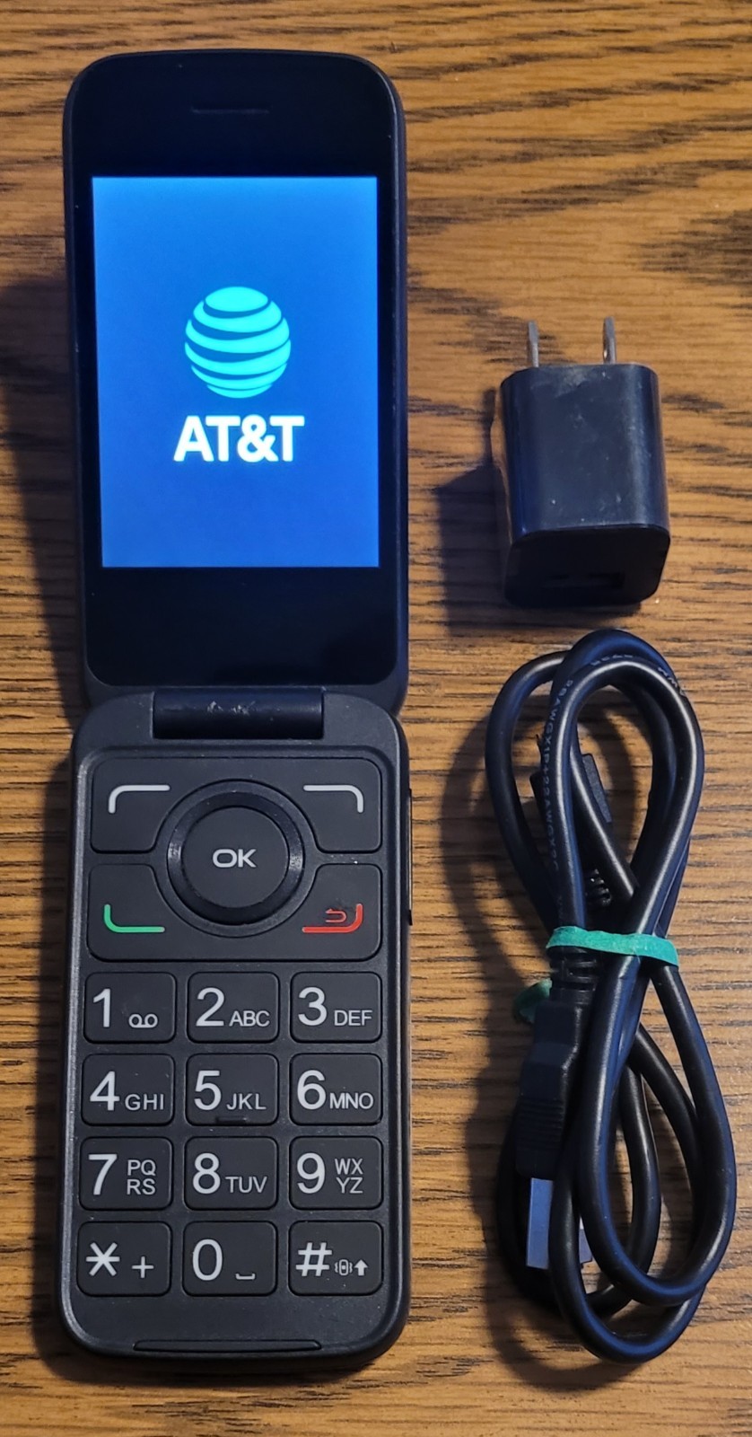 Alcatel SmartFlip 4052R – Gray and Black ( AT&T ) 4G VoLTE Flip Phone – Bundled