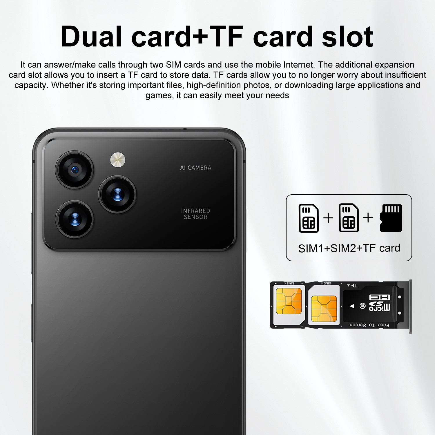 Unlocked G17 Pro Max 5G Cell Phone Dual SIM Smartphone Cheap Phone Android 15