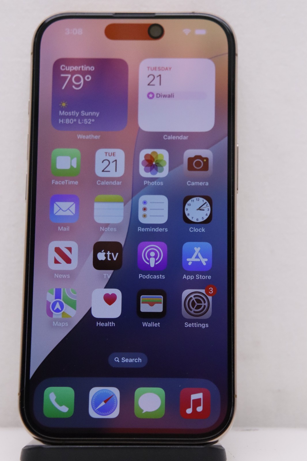Apple iPhone 16 Pro 128GB, Desert Titanium Low Cycle Count Sim Locked #79