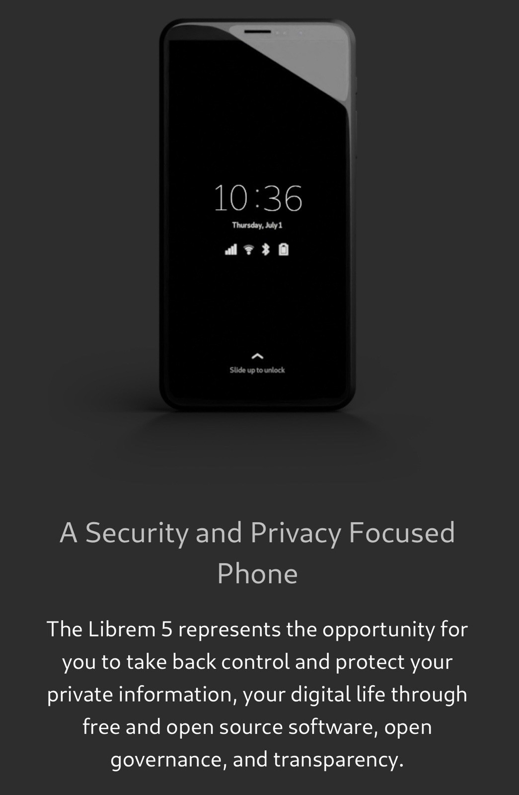 Purism Librem 5 Smartphone Made in USA