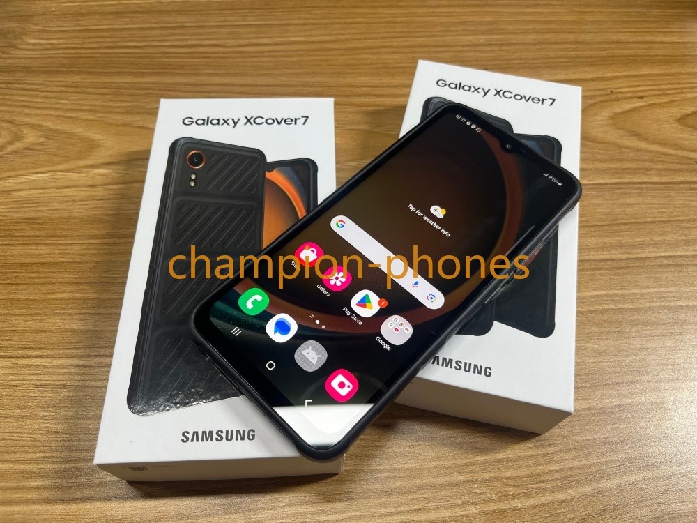 Unlocked Samsung Galaxy XCover 7 5G SM-G556B 6+128GB 6.6″ IP68 GPS New Unopened