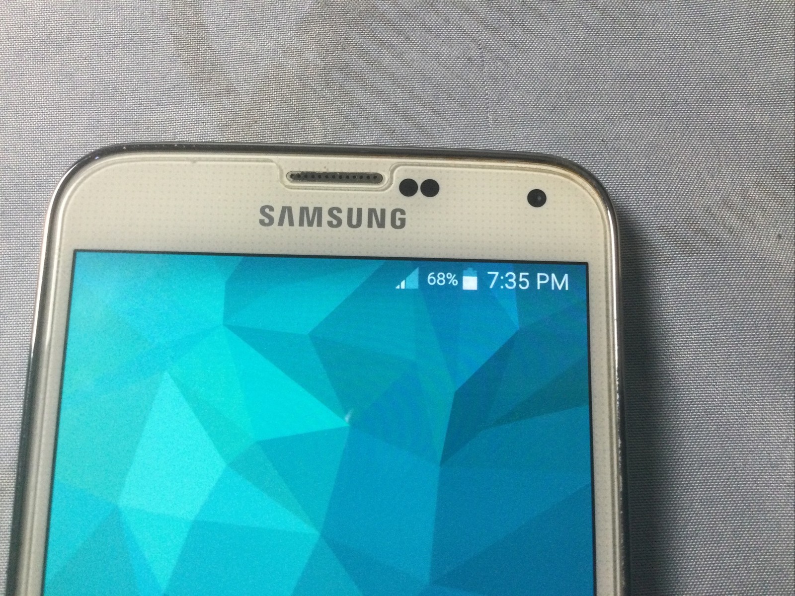 Samsung Galaxy S5 SM-G900A 16GB White AT&T T-mobile Smartphone Very Good
