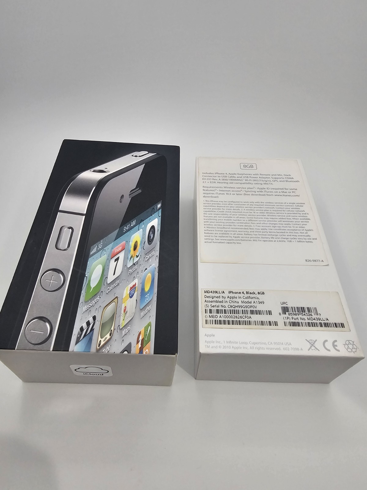 Apple iPhone 4s – 8GB – Black (Verizon) A1387 (CDMA + GSM)