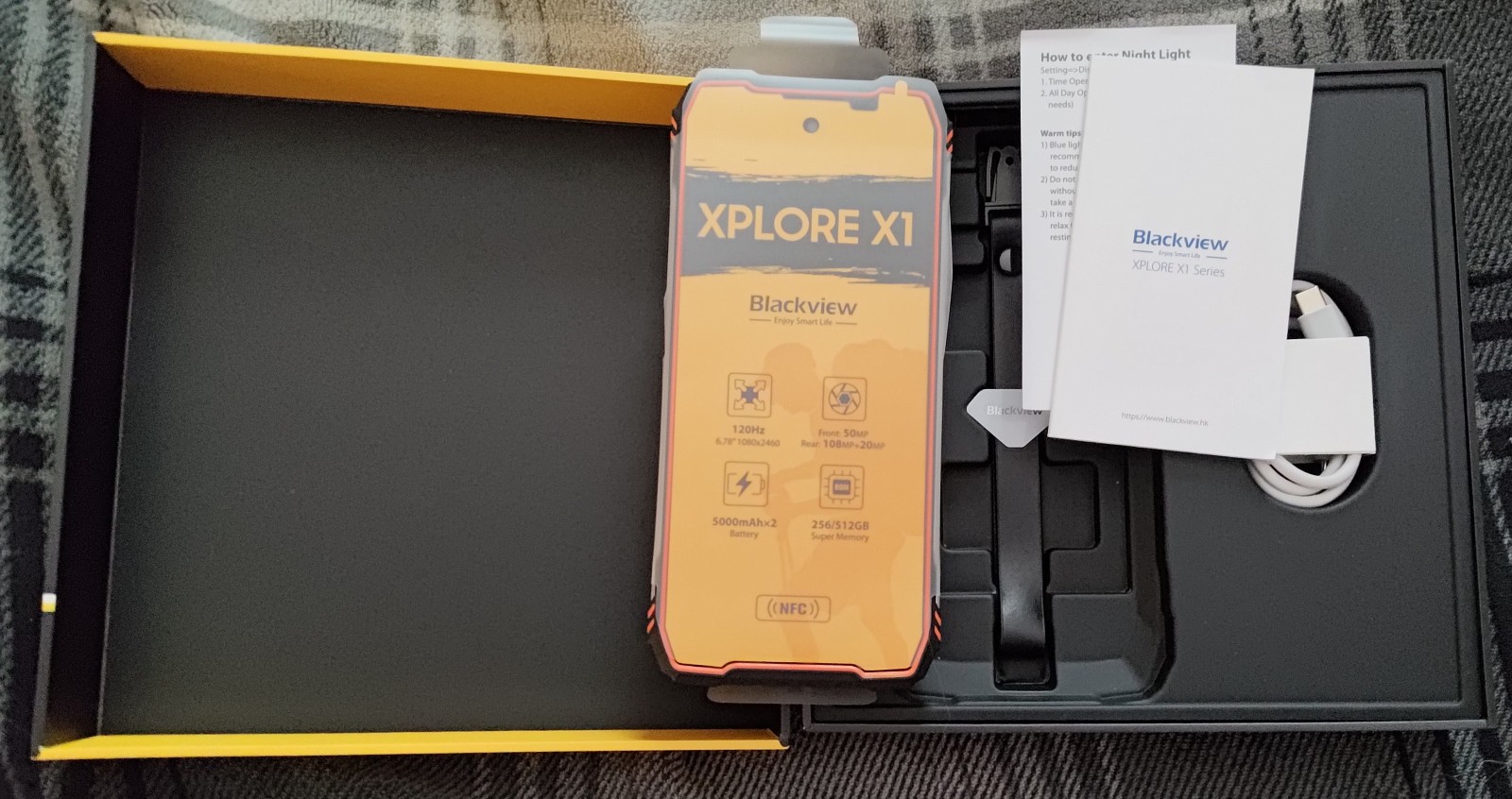 Blackview Xplore X1 Phone New Open Box