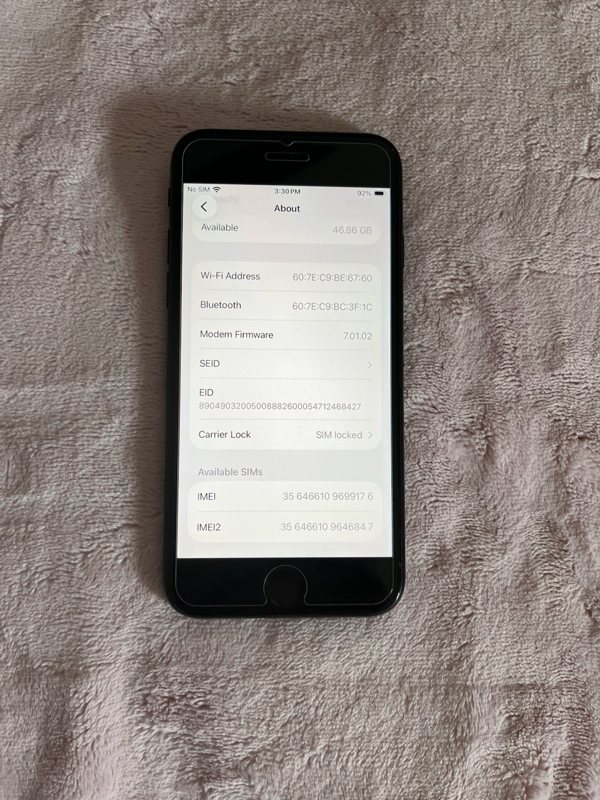 Apple iPhone SE 2nd Gen|64 G| Black (Boost Mobile) Free Shipping