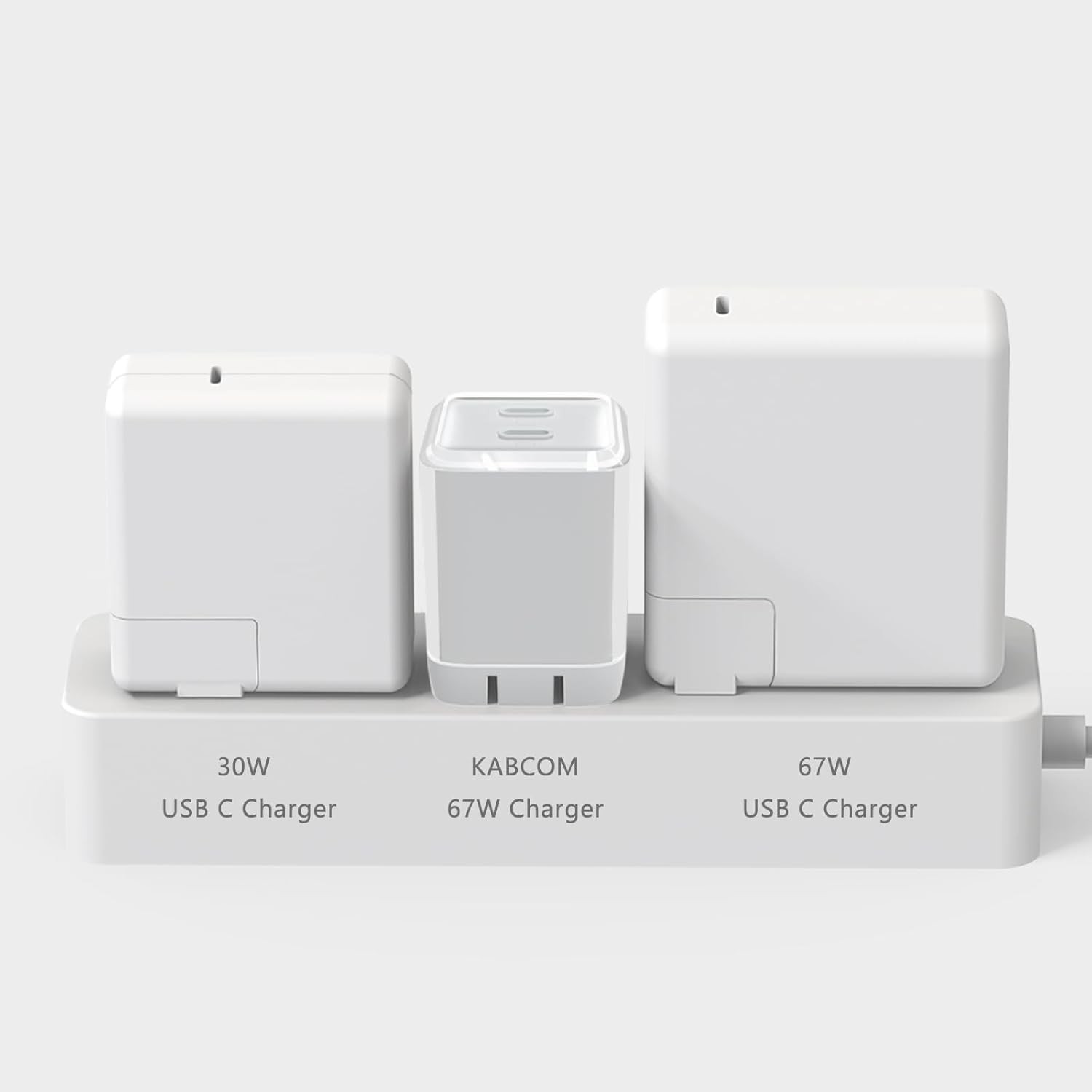 60W Fast USB-C Wall Charger for iPhone 17, MacBook Pro, iPad Pro, 6Ft Cable