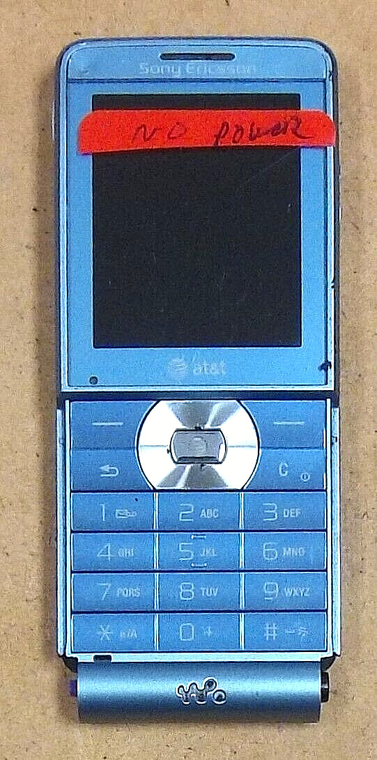 Sony Ericsson Walkman W350a – Ice Blue ( AT&T ) Rare Cellular Phone