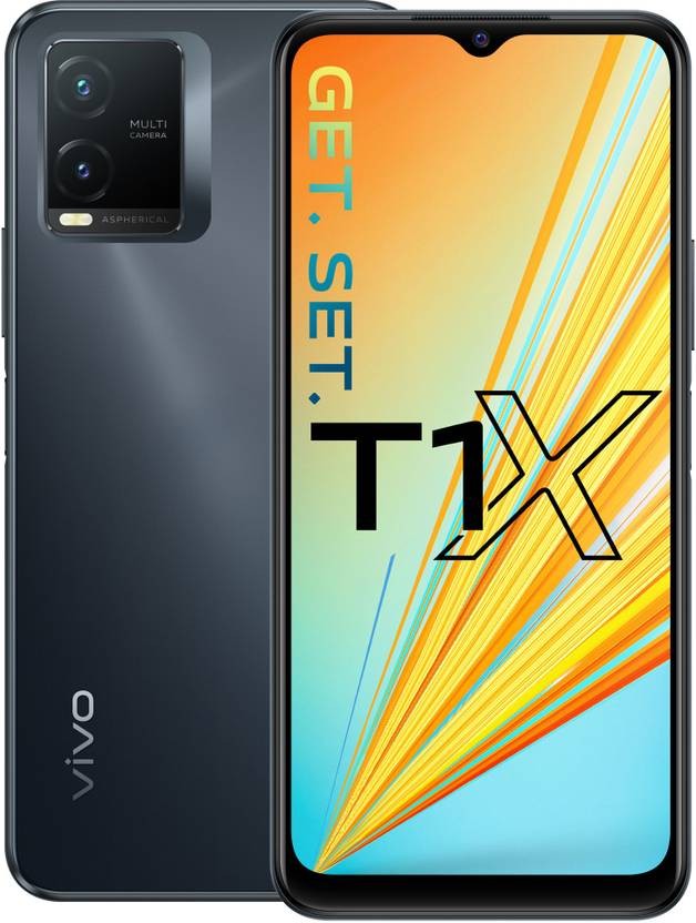 vivo T1X ( Black, 64 GB) (4 GB) Snapdragon 680 Processor Global Version.