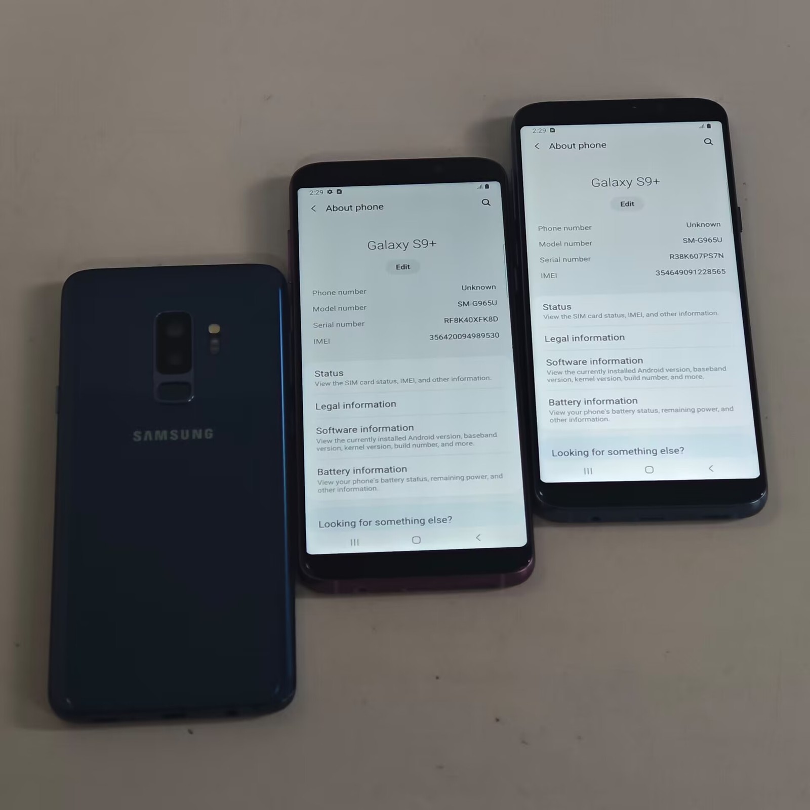 Samsung Galaxy S9 S9+ Unlocked G960F G960U G965F G965U 64G Android Global