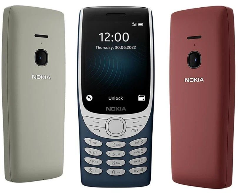 Nokia 8210 4G Unlocked Volte with Dual SIM Display Feature Phone +1year warranty