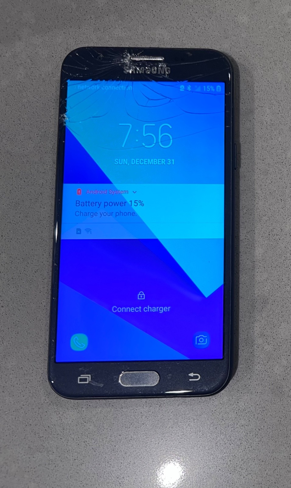 Damaged Defective Samsung SM-J327V Galaxy J3 Eclipse Verizon/Unlocked