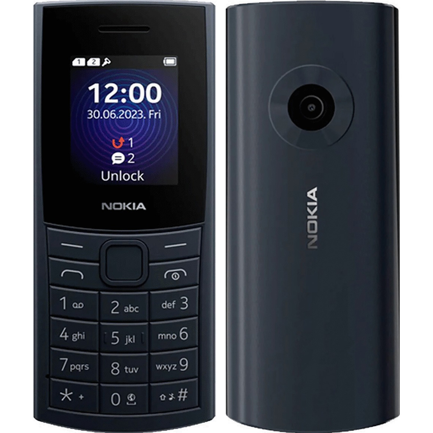 Nokia 110 4G (2023) 4G Midnight Blue 48MB + 128MB Dual-SIM Unlocked GSM NEW