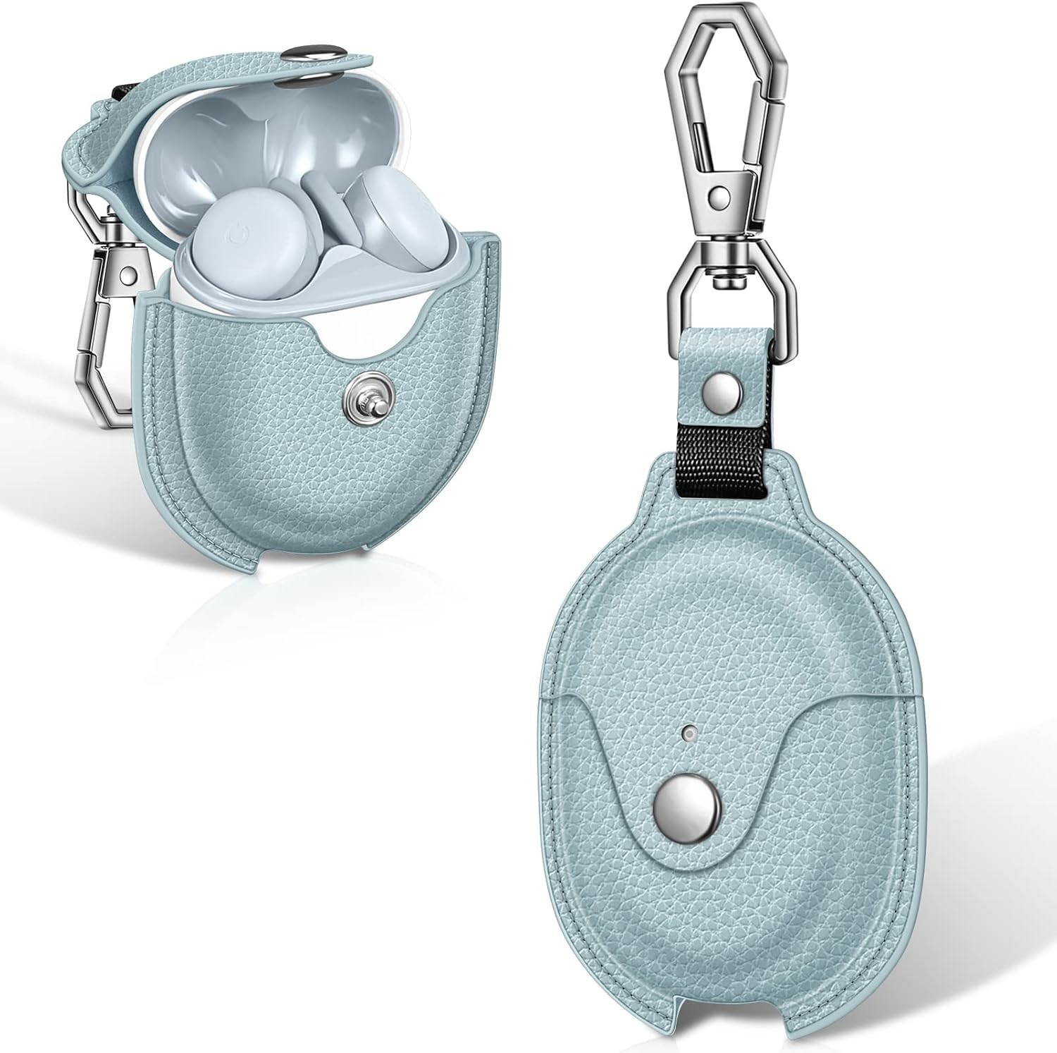 Slim Fit Protective Case in Ice Blue for Pixel Buds 2 (2020) & A-Series (2021)