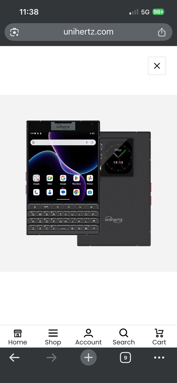 Unihertz Titan 2 Smartphone 5G, QWERTY