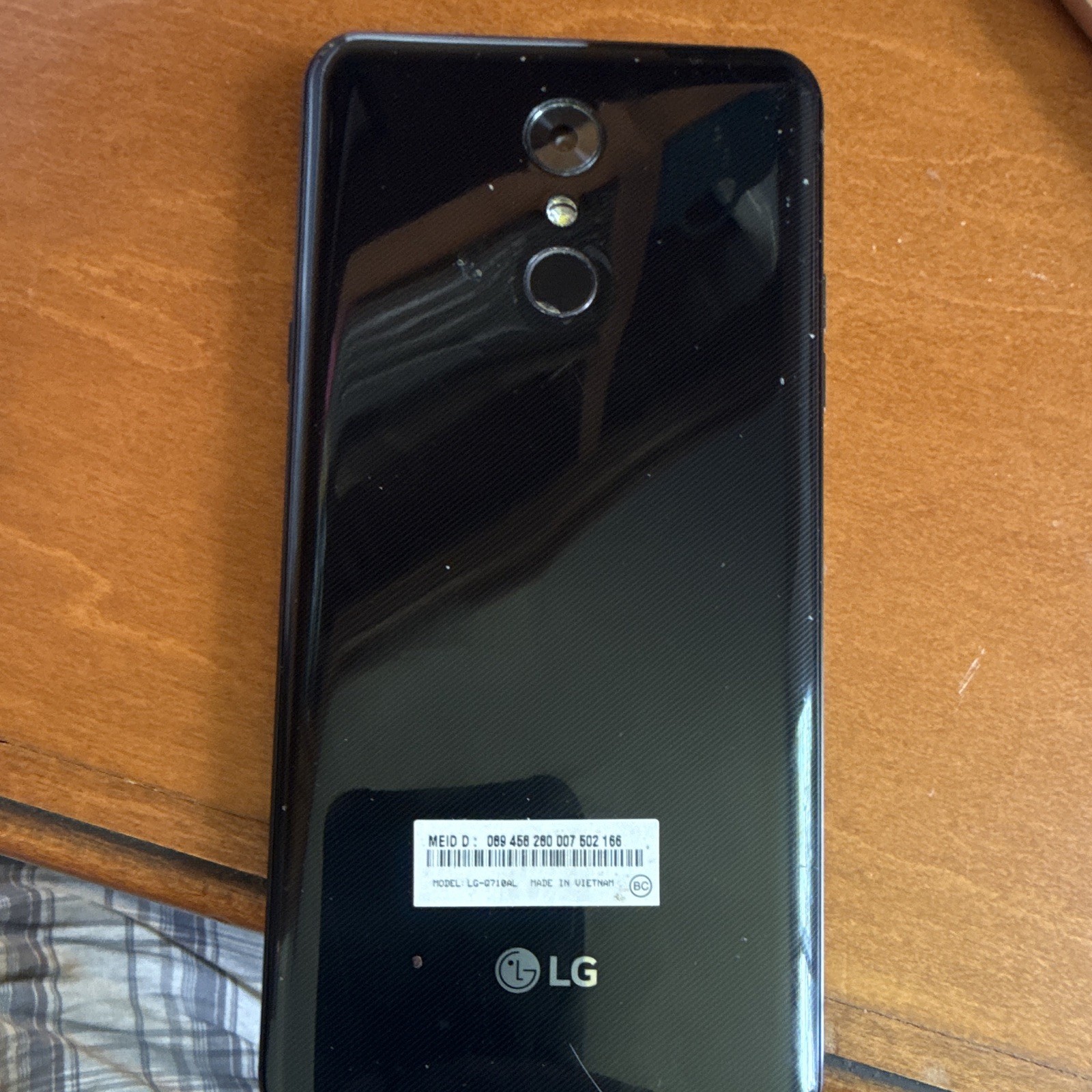 LG Stylo 4 LG-Q710AL Black Boost Mobile Bar Style Android 32GB 6.2in Used