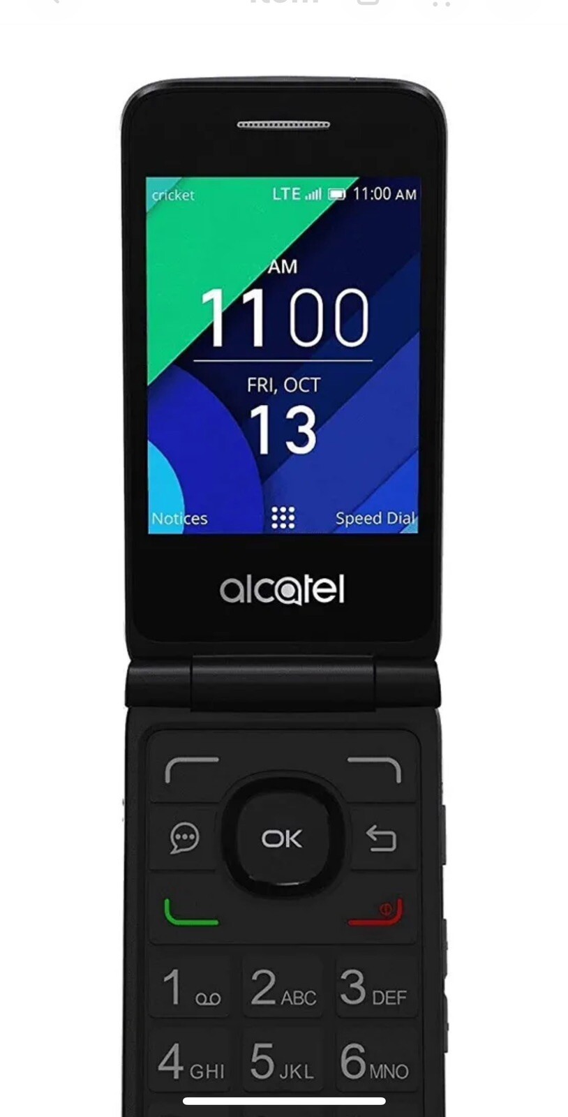Alcatel QUICKFLIP 4044C 4G LTE (UNLOCK ) Flip Phone AT&T /Cricket Or Overseas