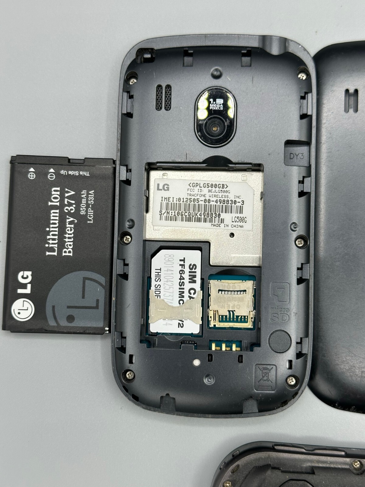 TracFone Lot (LG LG500G, Samsung SGH-S125G) PHONE ONLY