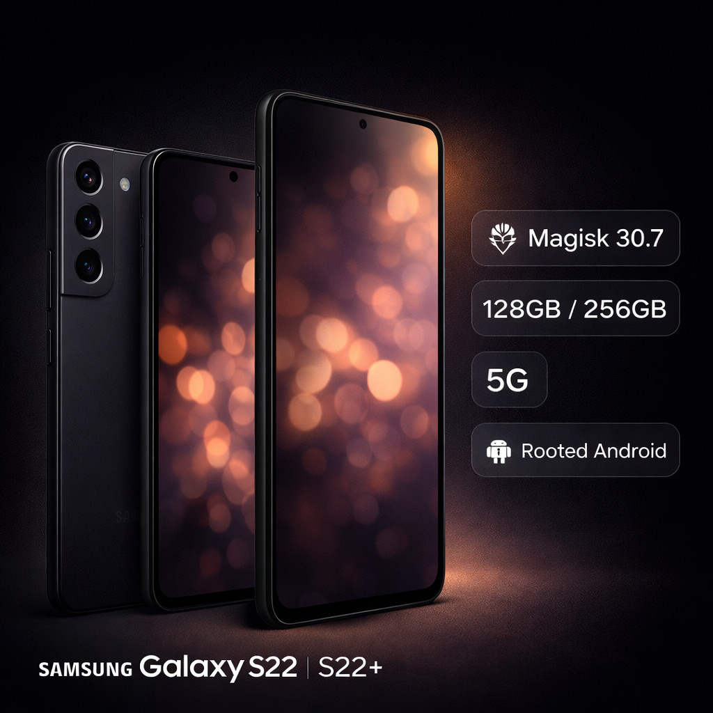 Samsung Galaxy S22 | S22+ Plus 5G 128GB/256GB – Magisk Rooted Android (30.7)