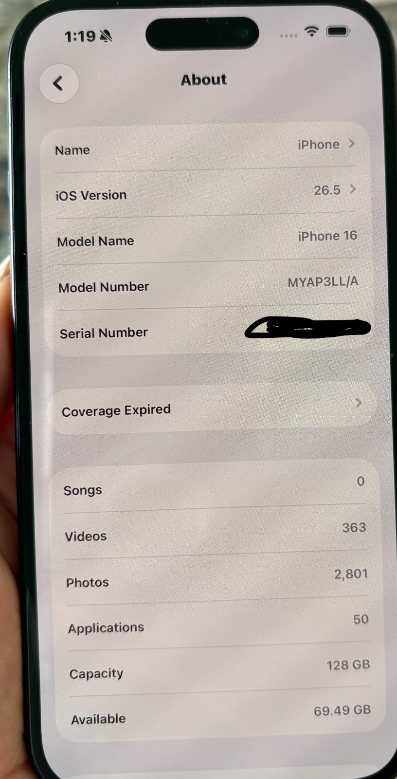 Apple iPhone 16 – 128 GB – Black (Unlocked)