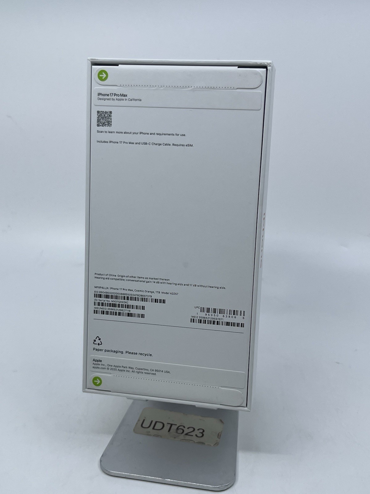 Apple iPhone 17 Pro Max- 1 TB – Cosmic Orange (T-Mobile Only) – BRAND NEW SEALED