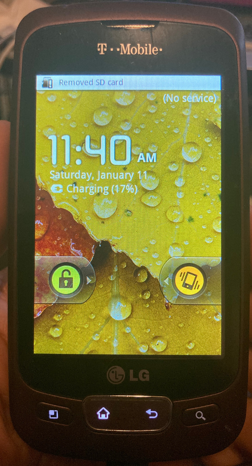 LG Optimus T P509 – Burgundy (T-Mobile) Smartphone