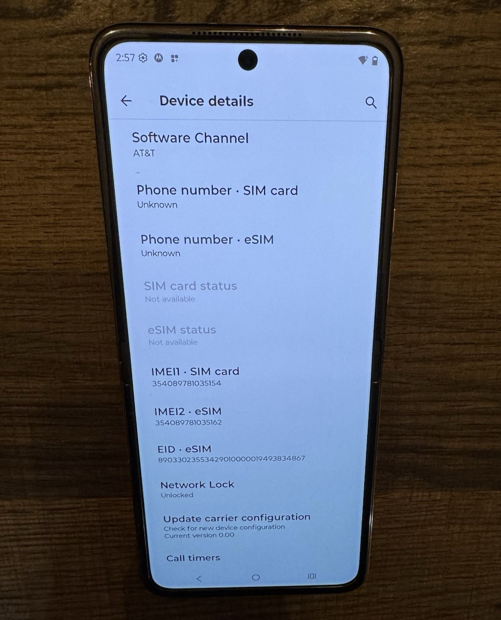 Motorola RAZR Plus 5G (2025) XT2557-3 256GB Gold Unlocked open Box