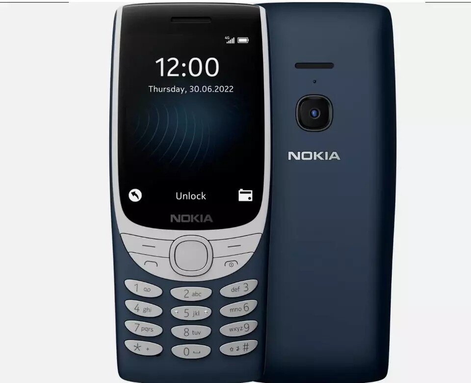 Unlocked Nokia 8210 4G Big Keyboad 4G LTE 128MB 48MB RAM 2.8″ 0.3MP Phone