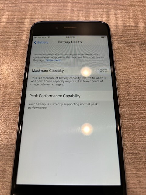 Apple iPhone 6 – 16GB – Space Gray (Verizon) A1549 (CDMA + GSM)