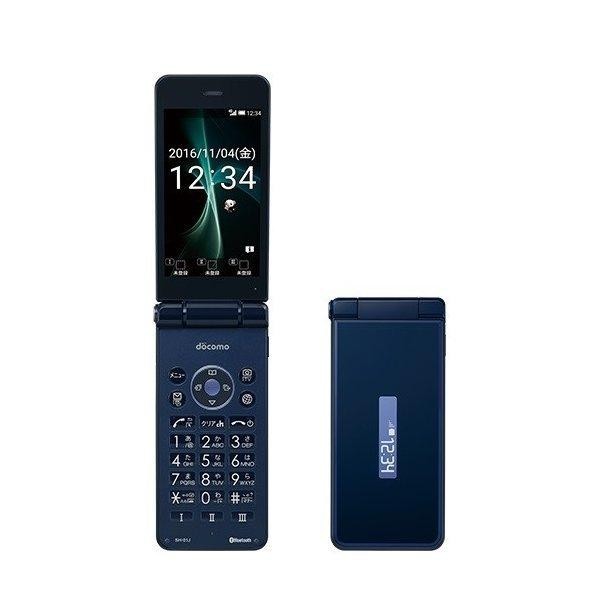 [SIM Unlocked] AQUOS SH-01J Mobile Phone Blue-Black 3G/LTE from Japan Rare