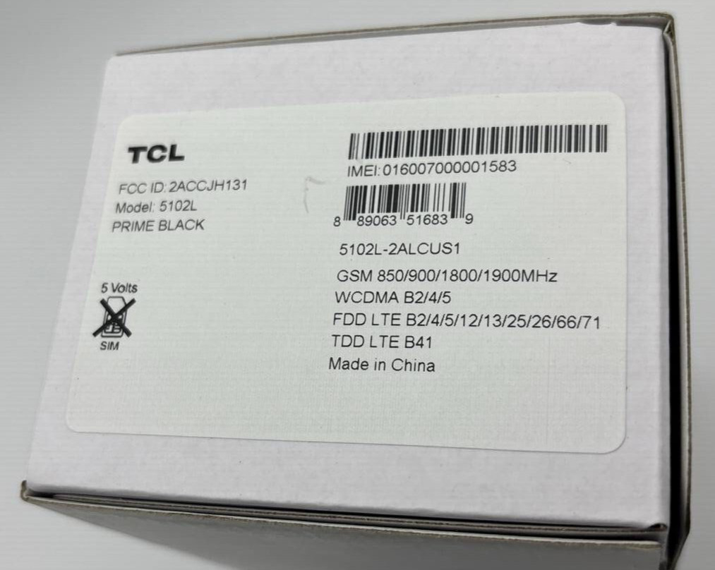 TCL A30 5.5″ Display Android Smartphone 32GB 3GB RAM 8MP Camera Tracfone Locked